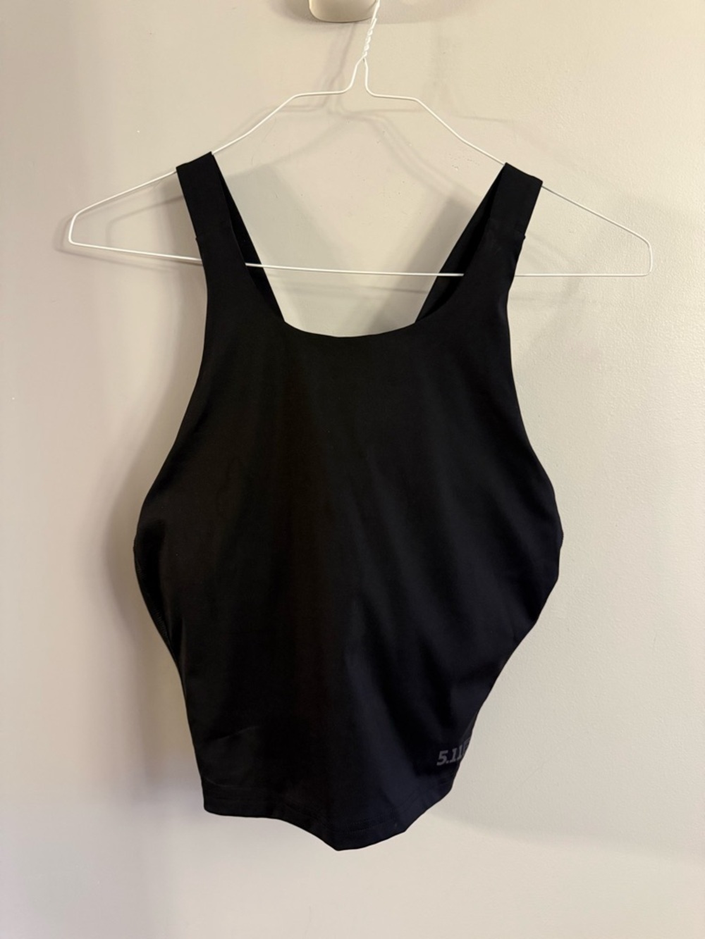 5.11 Tactical PT-R Black Athletic Tank Top Built-In Bra Cross Back XL